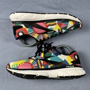 Brooks Trace 2 Lisa Congdon Multicolored Womens Size 8 Running Shoes 1203751B074